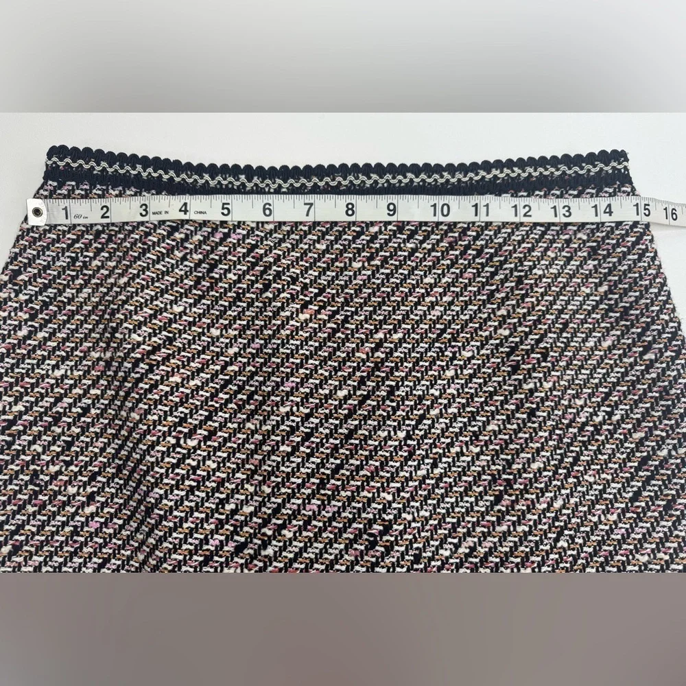 Talbots Tweed Ombre Knit Lined Pencil Skirt Womens Size 6P